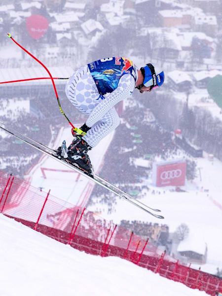 Dominik Paris auf der legendären Streif in Kitzbühel.