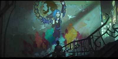 League of Legends character Jinx from Netflix series Arcane. 