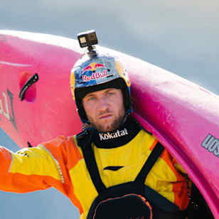 Dane Jackson poses for a portrait after dropping the Salto Del Maule