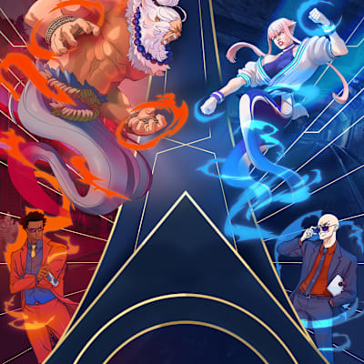 Artwork for Red Bull Kumite 2025 in Paris, France.