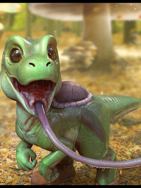 Le dinosaure Yoshi de Nintendo en version réaliste 3D par l'artiste Joshua Dunlop !