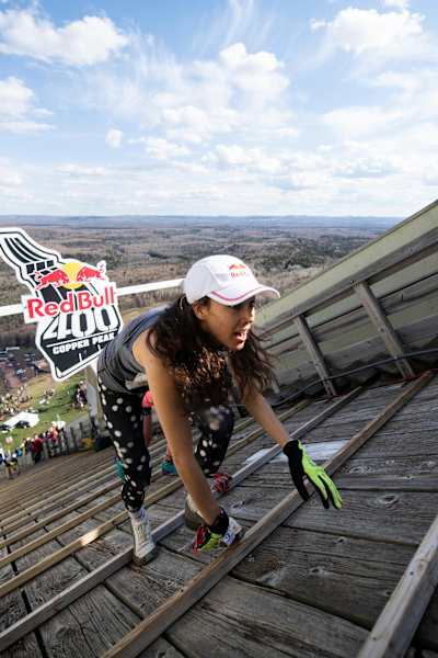 Winner Sarah Hendrickson competes at Red Bull 400 at Copper Peak in Ironwood, MI, USA on 11 May, 2019.