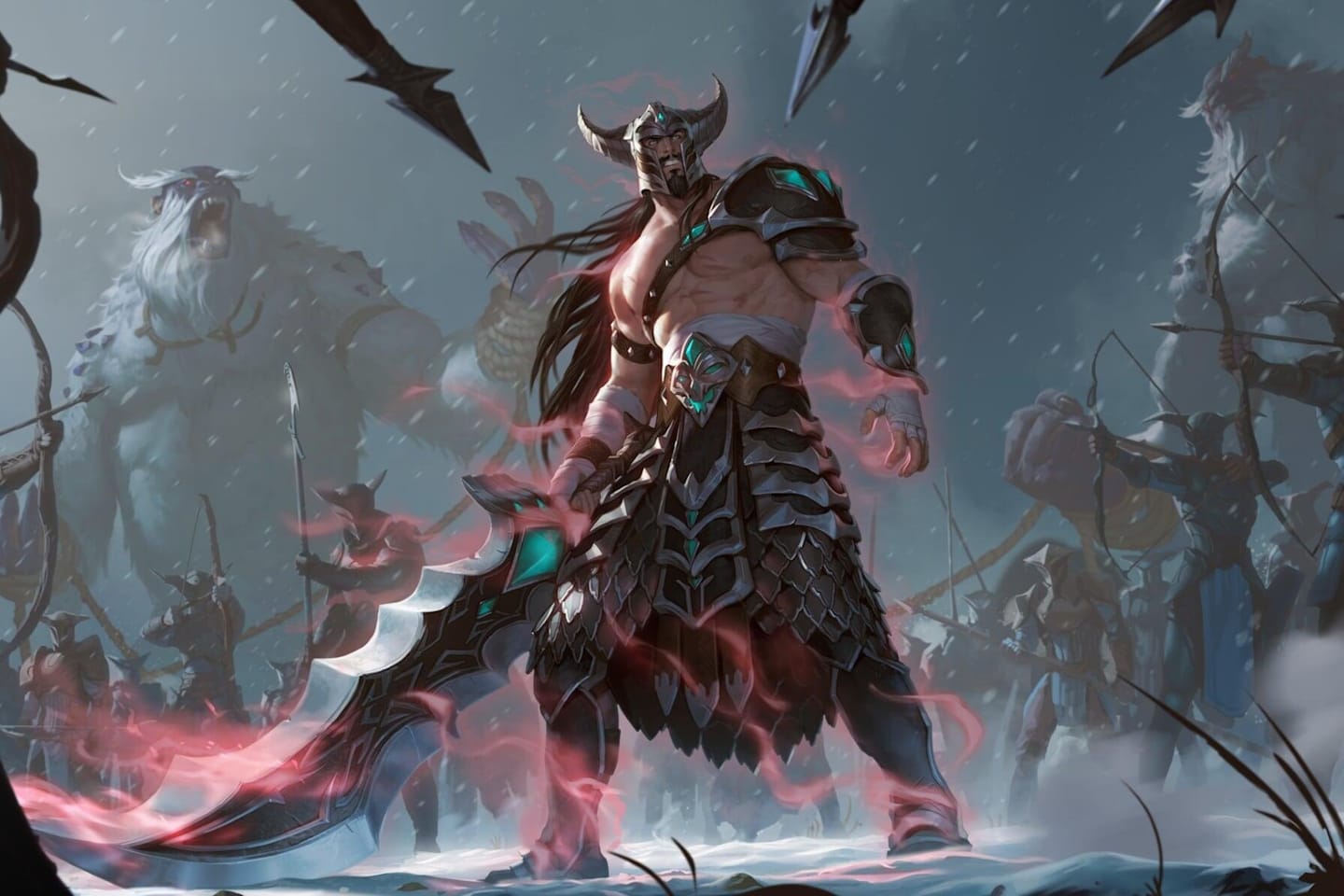 League of Legends character Tryndamere in Legends of Runeterra