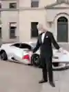 Mad Mike Whiddett and Dakar winner Eduard Nikolaev race to grab the last spot in the car park ahead of the prestigious ball at the Goodwood Festival of Speed at Goodwood House, United Kingdom.