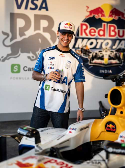 Arvid Lindblad seen at Red Bull Moto Jam in New Delhi, India on March 1, 2026.   