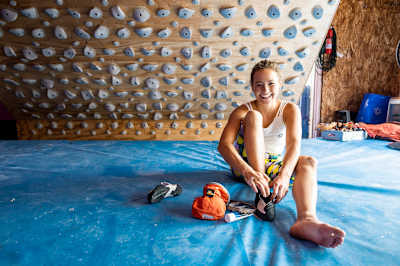Sasha DiGiulian always wanted her own climbing gym.