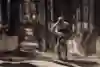 Emily Batty sprints to the finish in Nove Mesto