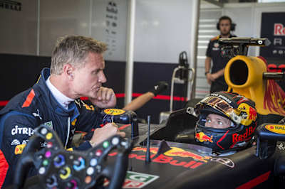 Sébastien Ogier and David Coulthard in Spielberg, Austria on June 20, 2017.