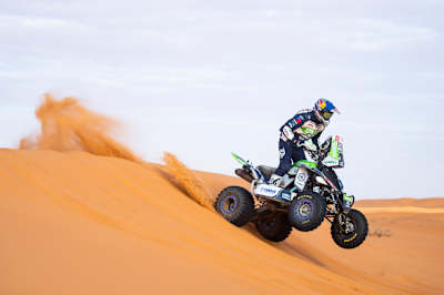 Ignacio Casale (CHL) races during stage 06 of Rally Dakar 2020 from Ha il to Riyadh, Saudi Arabia on January 10, 2020.