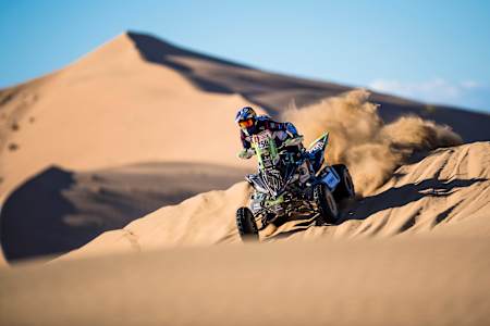 Ignacio Casale races during Stage 1 of Rally Dakar 2020 from Jeddah to Al Wajh, Saudi Arabia on January 5, 2020.