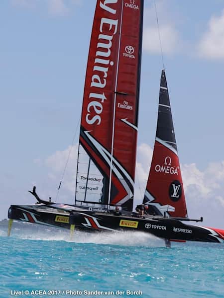Sailing News - AC-50-Catamaran - Louis Vuitton Cup - Hamilton BER