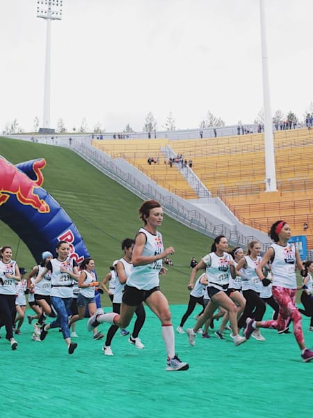 Participants compete at Red Bull 400 Nur-Sultan Participants compete at Red Bull 400 Nur-Sultan