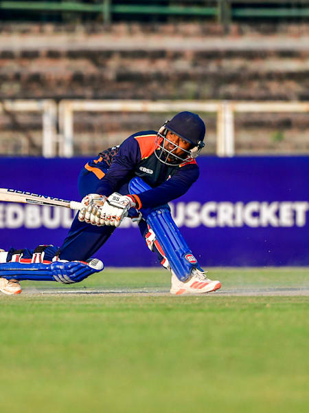 Pune-based cricket all-rounder Atul Vitkar at Red Bull Campus Cricket