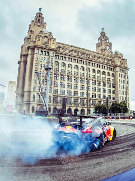 Abdo Feghali during Red Bull Drift Shifters 2018.