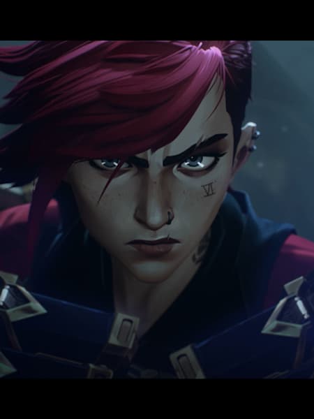 League of Legends character Vi as seen in Arcane.