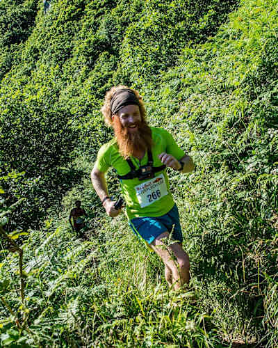 Sean Conway in action