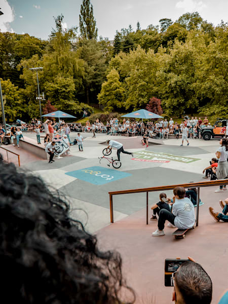 Venue shot at Red Bull 3EN1 in Luxembourg, Luxembourg on June 15, 2019.