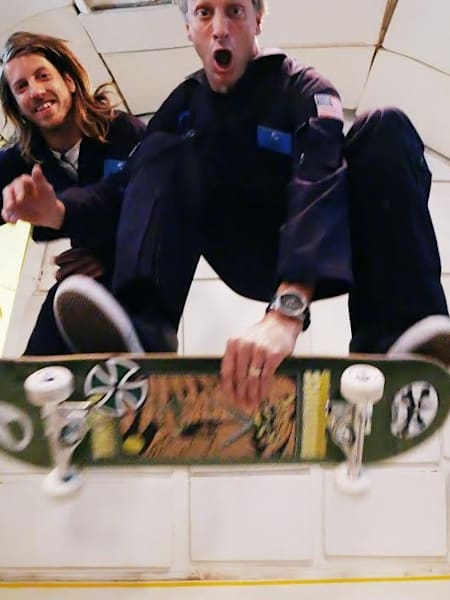 Скейтбординг в невесомости