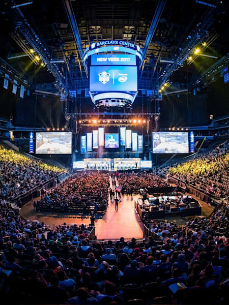 A photo of ESL One New York 2017