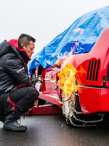 F40雪山キャンプ、その裏側