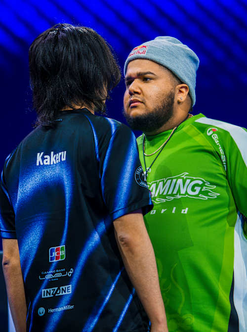 MenaRD and Kakeru face off at EVO Championship Series in Las Vegas, Nevada, USA on August 3, 2025.