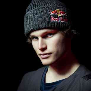 Jakub Hroneš poses for a portrait in Stubai, Austria on November 21, 2022