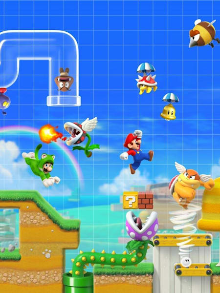 In Super Mario Maker 2 auf Nintendo Switch erschafft ihr eure eigenen Level. Egal ob verrückt, musikalisch, kooperativ oder einfach nur brutal scher