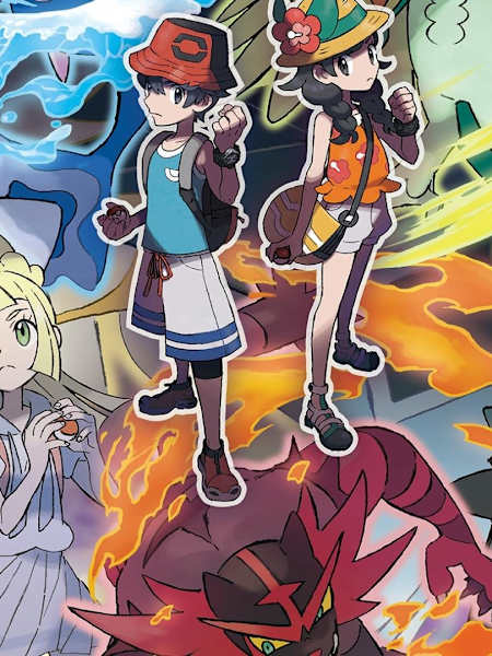 Pokémon Ultra Sun and Moon story artwork.