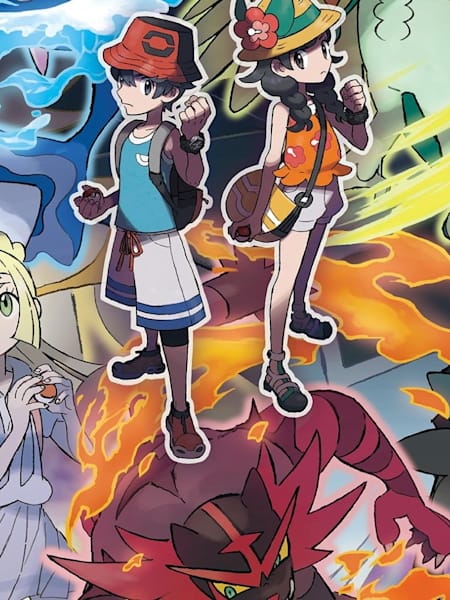 Pokémon Ultra Sun and Moon story artwork.