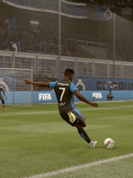 Image of Club Brugge players Wesley in FIFA 19.