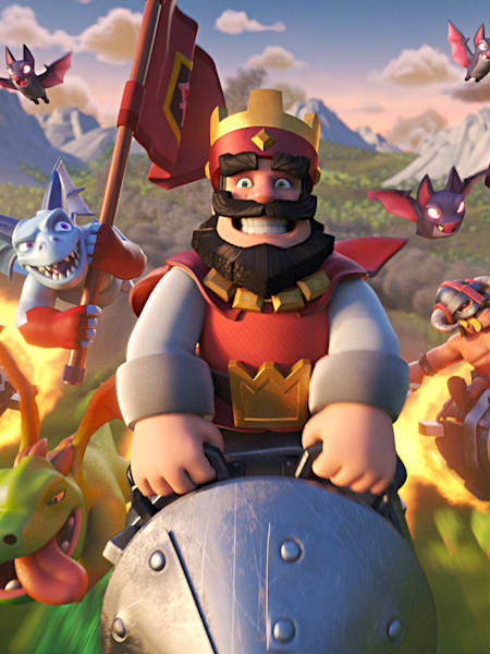 Key art from the game Clash Royale.