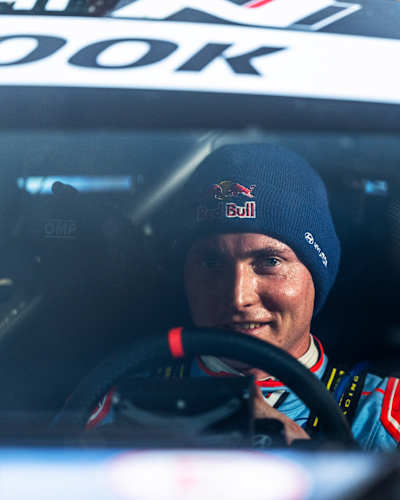 Adrien Fourmaux (FRA) Alexandre Coria (FRA) of Team HYUNDAI SHELL MOBIS WORLD RALLY TEAM are seen during the World Rally Championship Monte-Carlo in Gap, France on January 26, 2025   