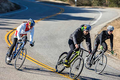 Tim Johnson descends Mulholland Drive