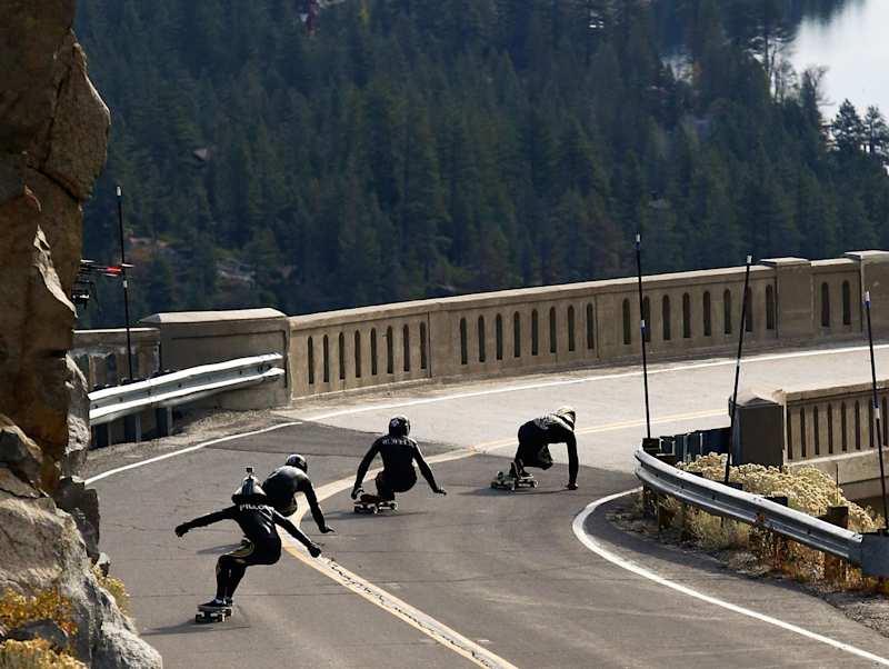 Red Bull No Paws Down: Longboard race preview – video