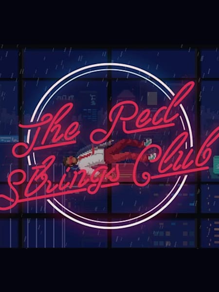 A screenshot of The Red Strings Club logo
