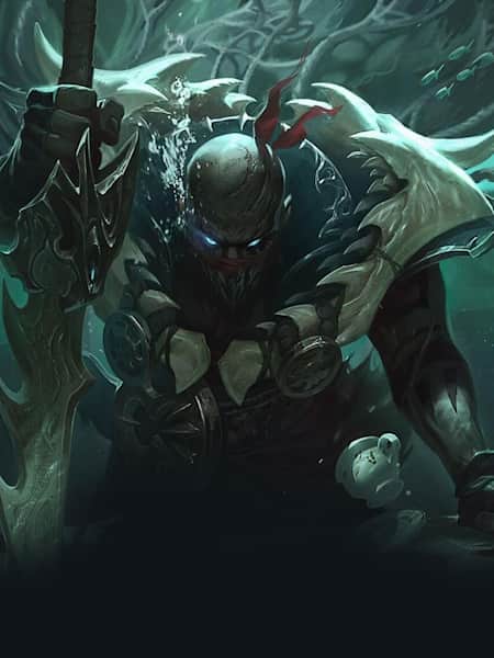 Artwork featuring Pyke from League of Legends.