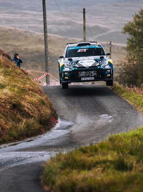 Meeke is on course to win in the ERC for the first time