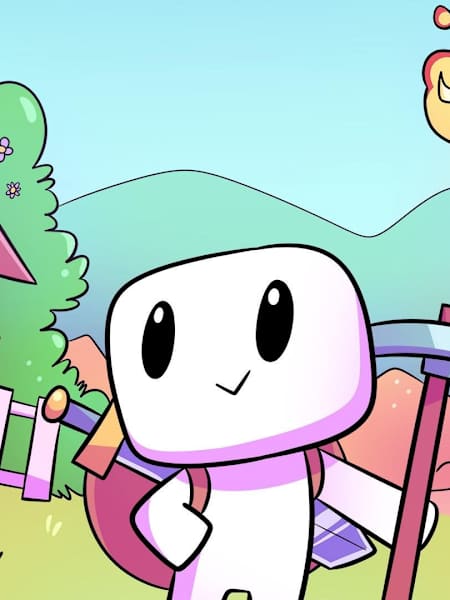 Artwork from indie game Forager.