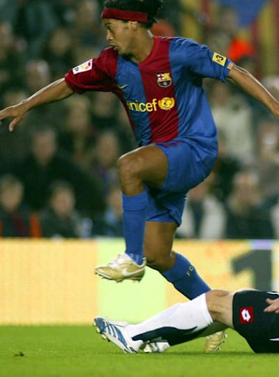 Ronaldinho "düğüm" yaparken...