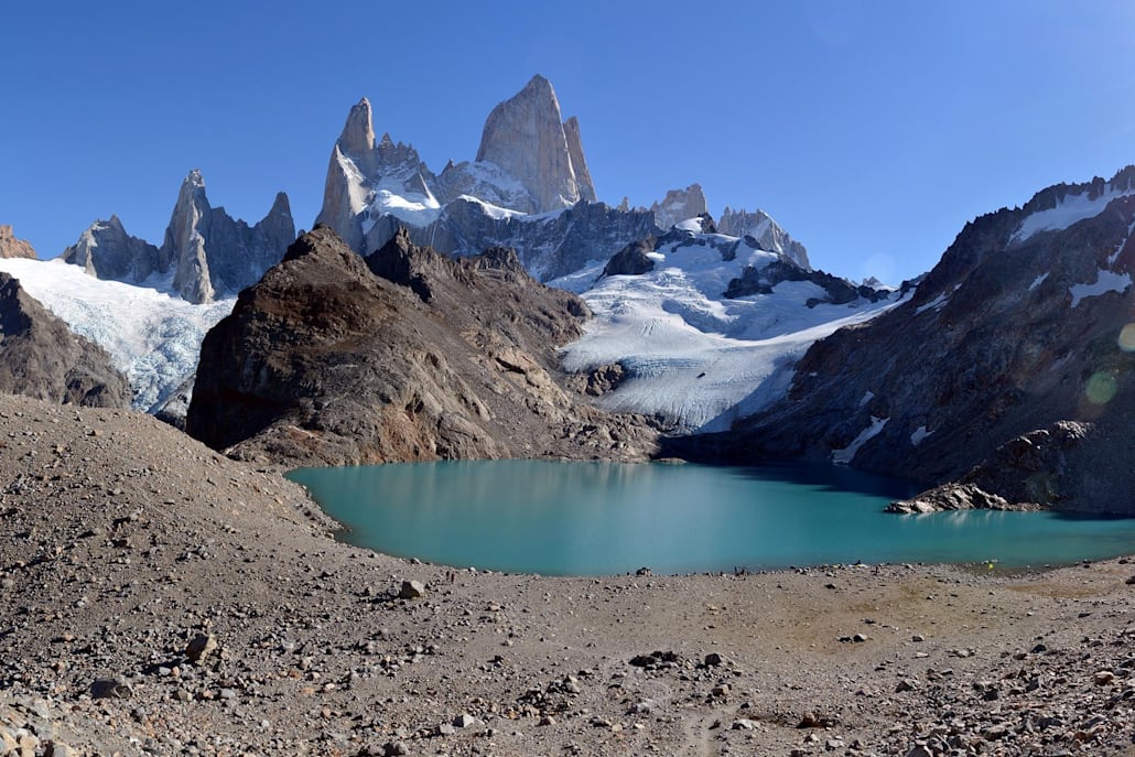 Le lagon Los Tres à El Chalten