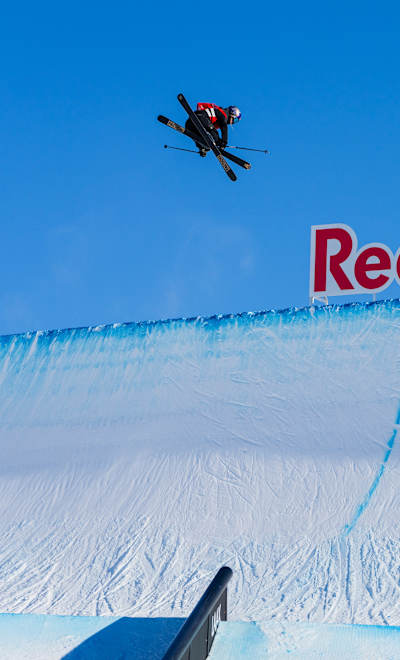 Eileen Gu performs at the Laax Open in Laax, Switzerland on January 17, 2025.