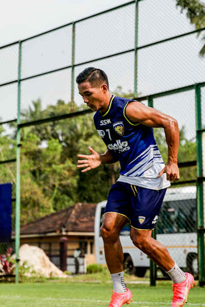 Lallianzuala Chhangte during a training session