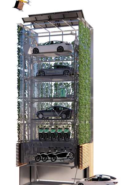 VePa: Parkplatz-Revolution mit vertikalen Parktürmen