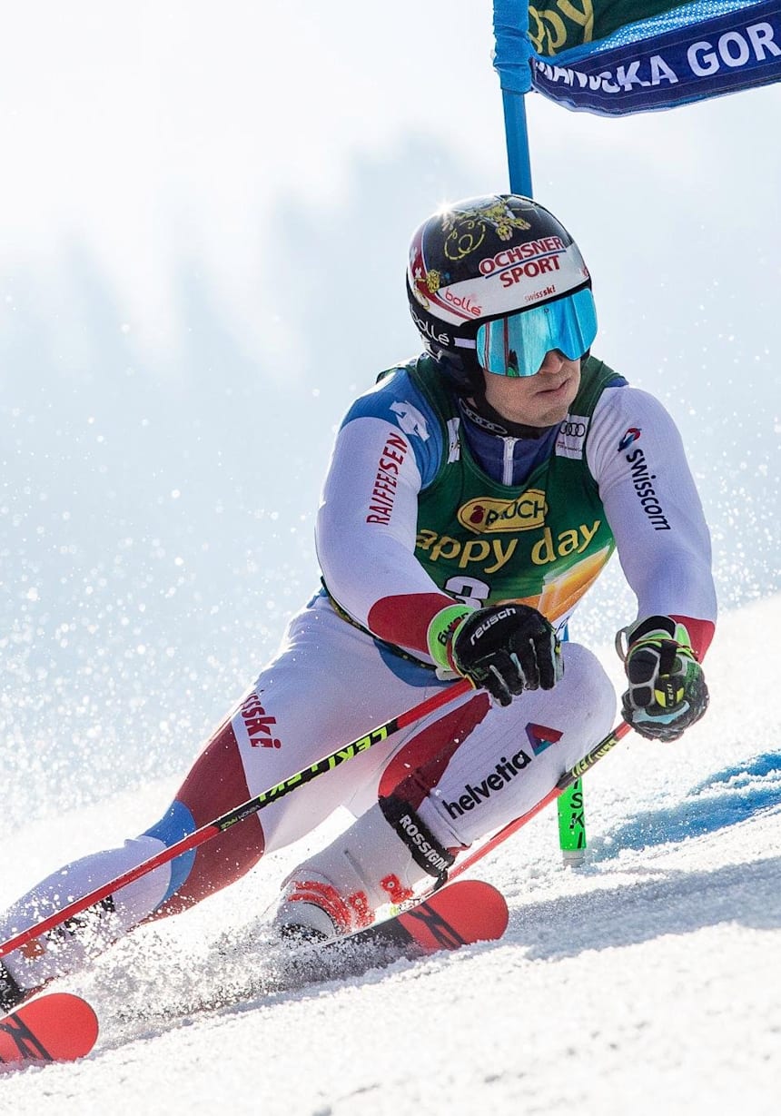 Loic Meillard Skiing Red Bull Athlete Page