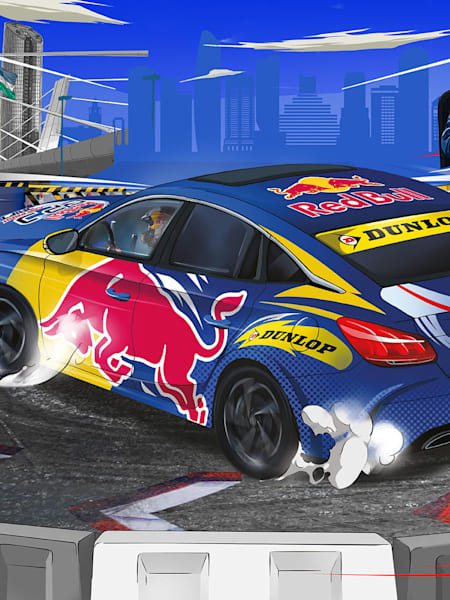 Red Bull Car Park Drift Is Back in Amman