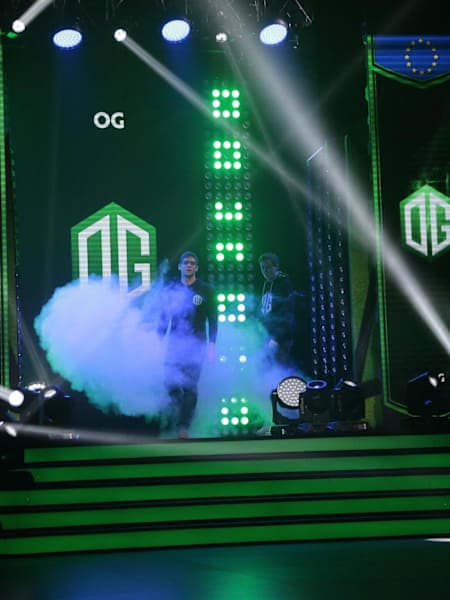 Dota 2's OG get ready to play