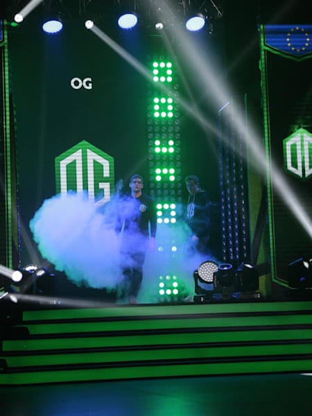 Dota 2's OG get ready to play