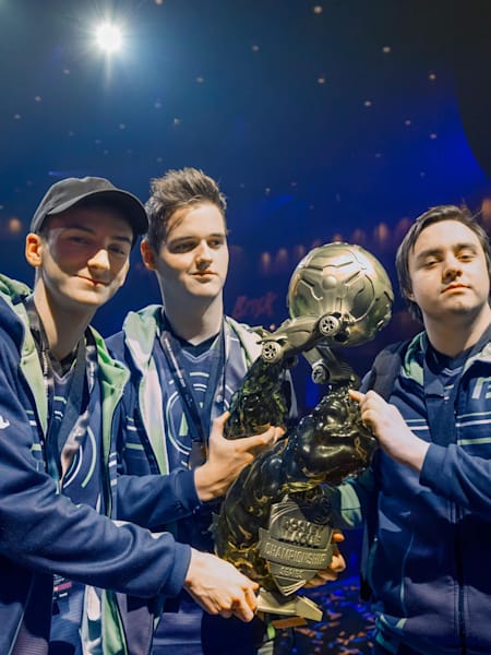 Kaydop, ViolentPanda, and Turbopolsa (from left) just won it all outside Washington, DC.