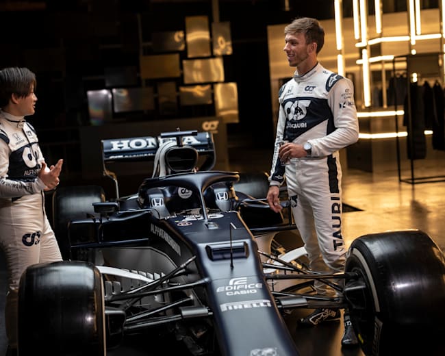 Pierre Gasly et Yuki Tsunoda, duo de choc d'AlphaTauri