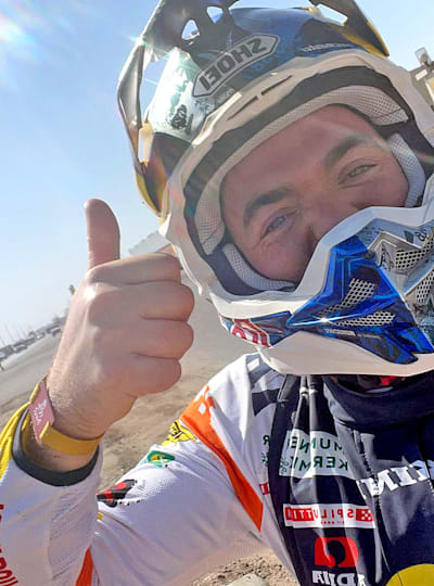 Matthias Walkner verabschiedet sich zufrieden von der Rallye Dakar